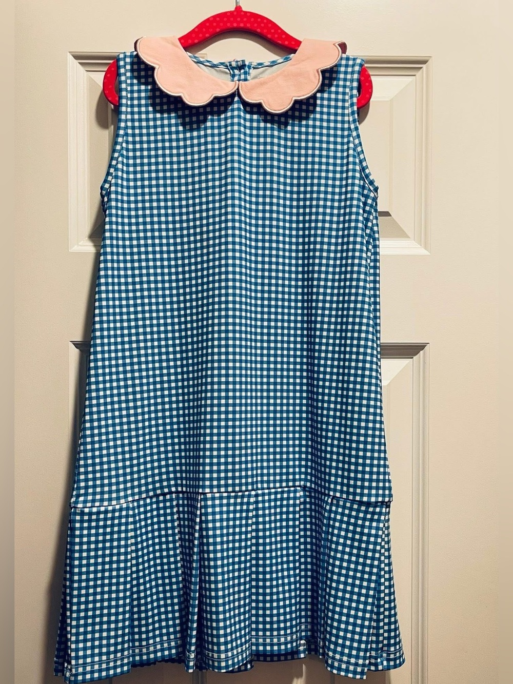 Addison Bay x Cecil and Lou flower/gingham dress - 8